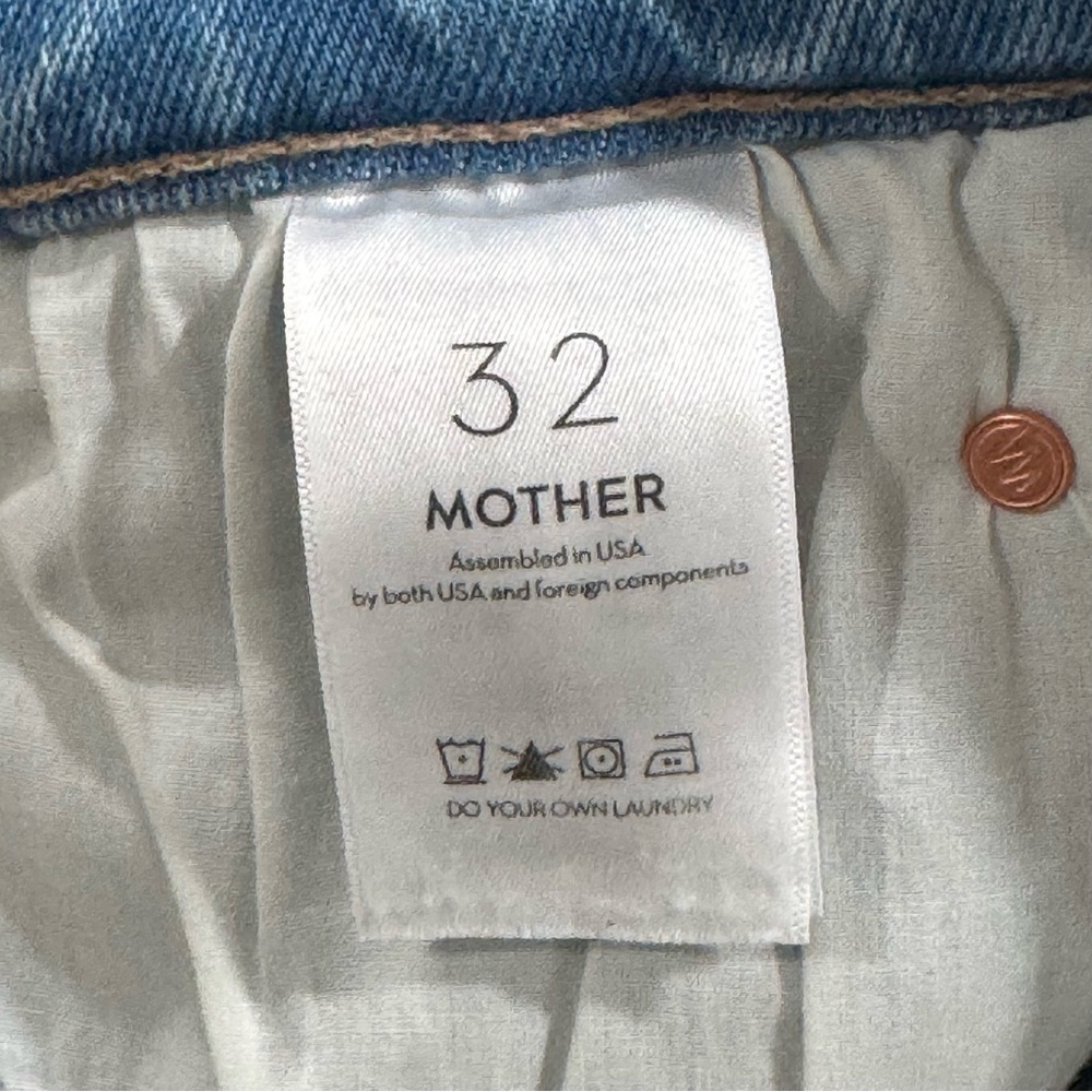 MOTHER THE MID RISE DAZZLER ANKLE FRAY KEANS - Hopeless Romantic - Size - 32 - Picture 8 of 12